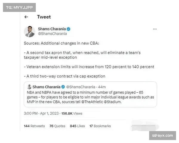 NBA与裁判工会达成新劳资协议,引入半自动犯规识别技术试点